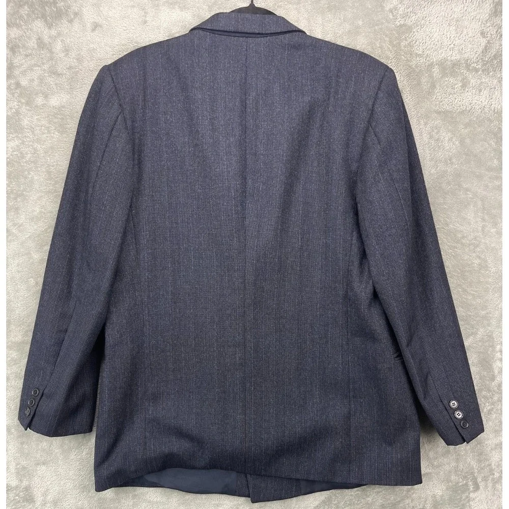 Principe by Marzotto Men's Double Breasted Jacket‎ US 42R Charcoal Made in Italy